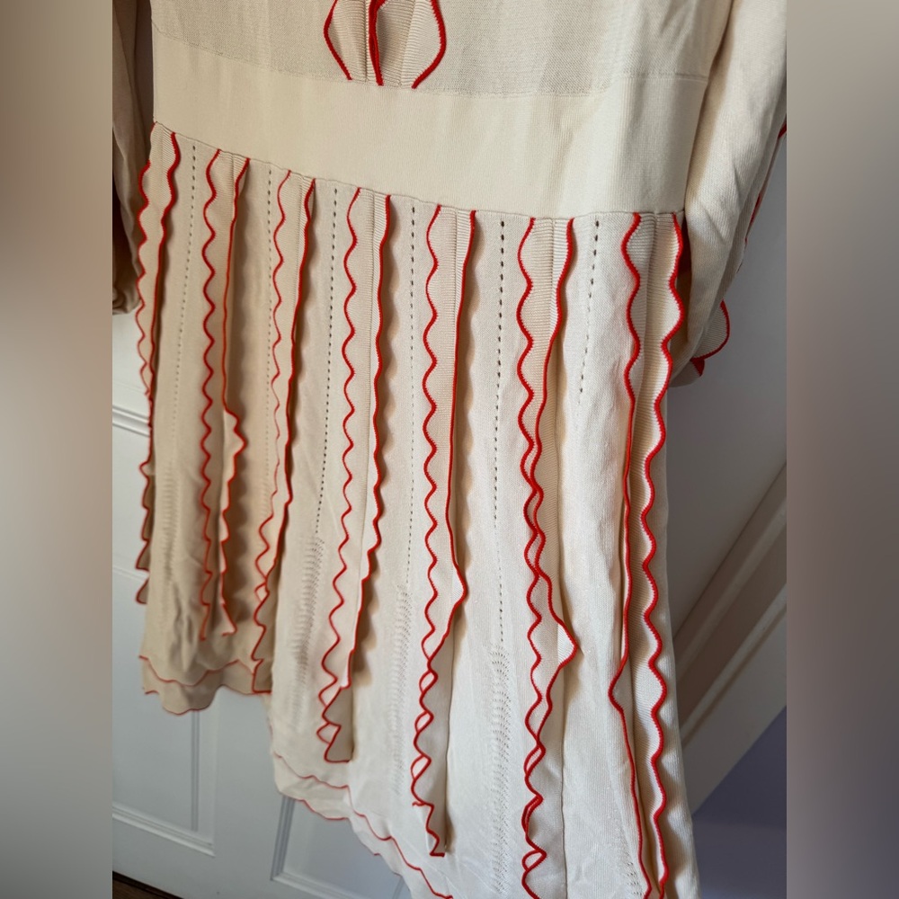 Zimmermann Beige and Red Midi Dress - Picture 5 of 9